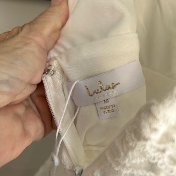 Sweetest Beloved White Mesh Sleeveless Maxi Dress NWT Style 2124916 Sz Med - Picture 8 of 10